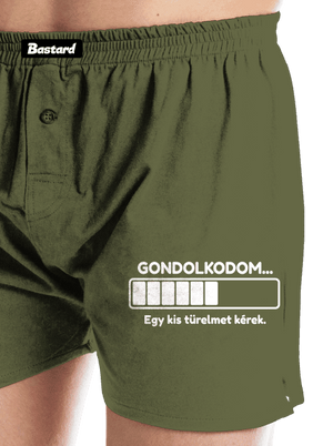 Gondolkodom férfi alsó nadrág Khaki