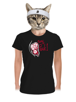  női sportpóló Black