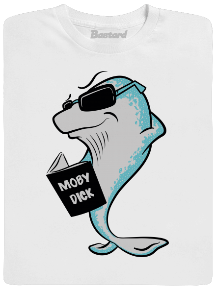 Moby Dick férfi póló White