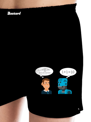 AI gondolkodás férfi alsó nadrág Black