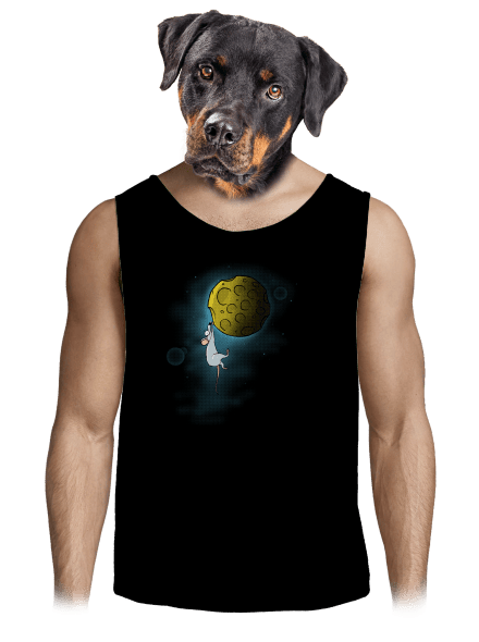 Moon cheese férfi trikó Black