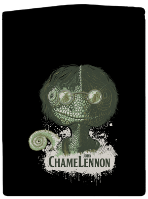  ChameLennon cipzáras férfi pulóver Black