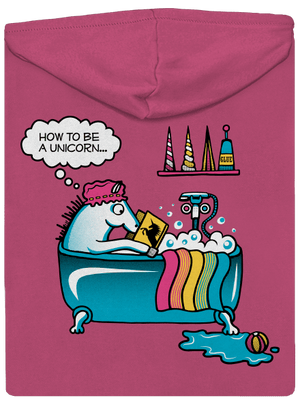 Mi kell az egyszarvúvá váláshoz cipzáras női pulóver Magenta