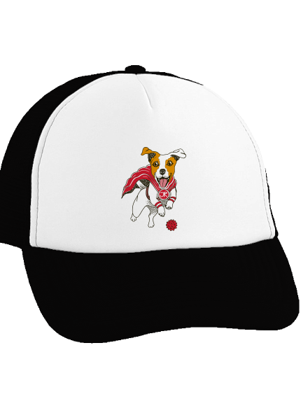 Jack Russell teherautós sapka Black cap