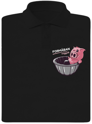 Formában férfi pólóingek Black