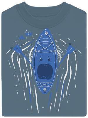 Ahhhh! unisex crewneck Nordic Blue