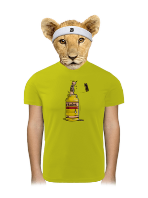 Herkules gyerek sport póló Neon Yellow