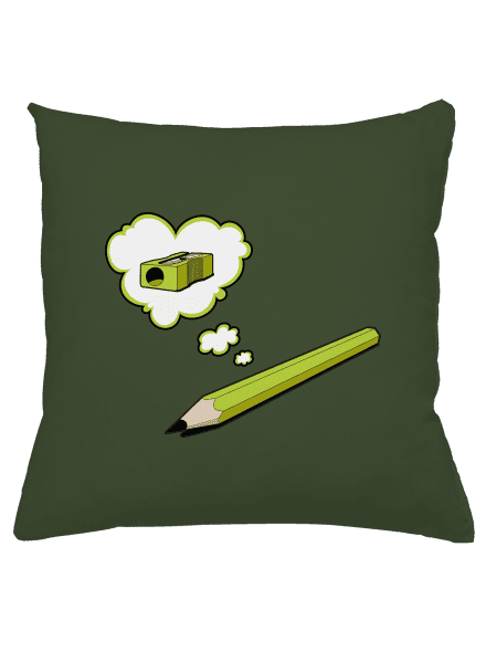 Ceruza és hegyező párna Olive Green