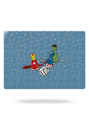 Szuperhős ne haragudj kirakós White