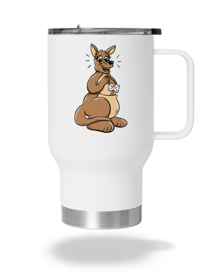 Büszke szülők termosz bögre White