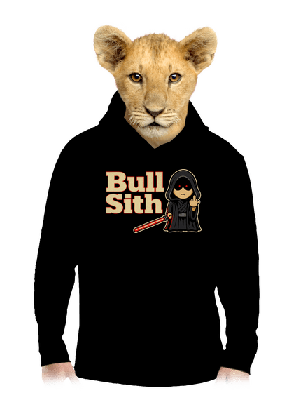 Bull sith gyerek kenguruzsebes pulóver Black