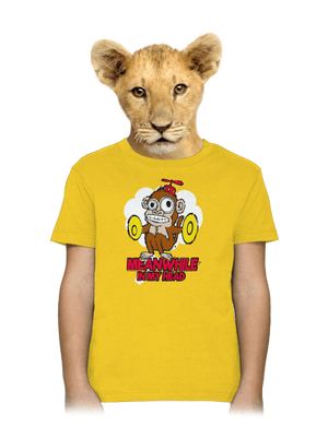 Monkey in my head gyerek póló Gold