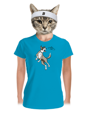 Repülő csészealj női sportpóló Blue Atol