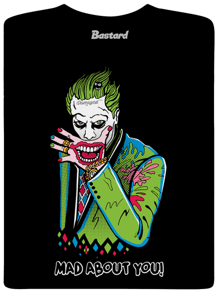 Joker és Harley férfi hosszú ujjú póló Black