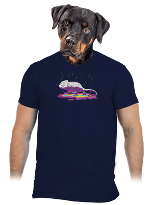 Titok kiderült férfi póló Navy