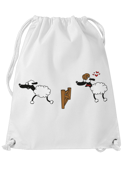Sheeps in love hátizsák White