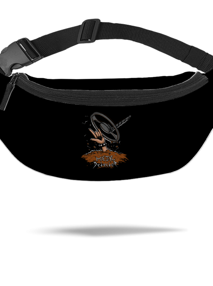 Metal detector övtáska Black