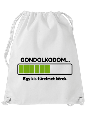 Gondolkodom hátizsák White