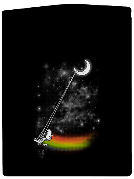 Unicorn universe cipzáras női pulóver Black
