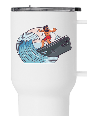 Szörfös vagyok termosz bögre White