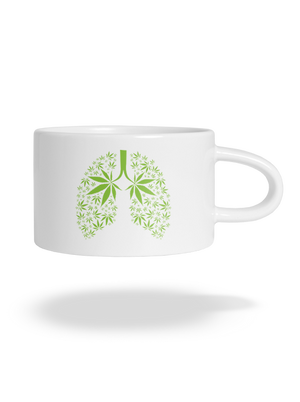 Gandzsa tüdő macaron bögre White