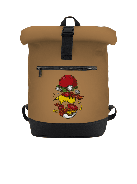 Pokémon burger hátizsák Caramel