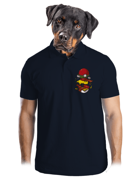Pokémon burger férfi pólóingek Navy Mal