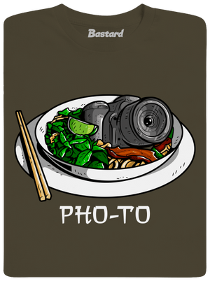 Pho-to férfi hosszú ujjú póló Urban Khaki