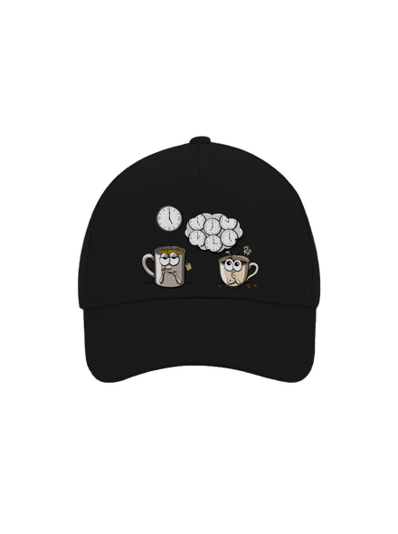 Tea ötkor baseballsapka Black