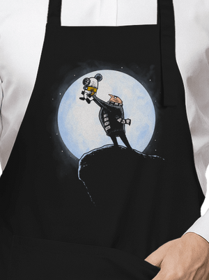 Minyon király kötény Black