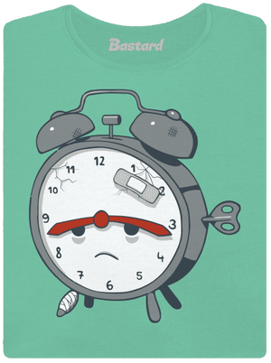 Ébresztőóra prémium női póló Mint Mal