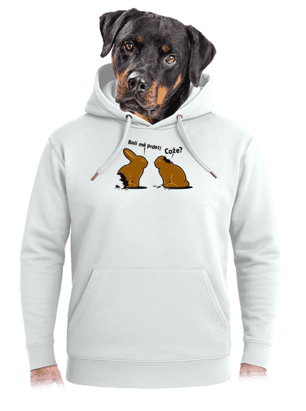 Fáj a seggem! unisex prémium pulóver Snowwhite