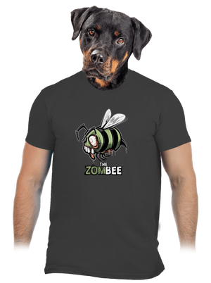 ZomBee férfi póló Dark Grey