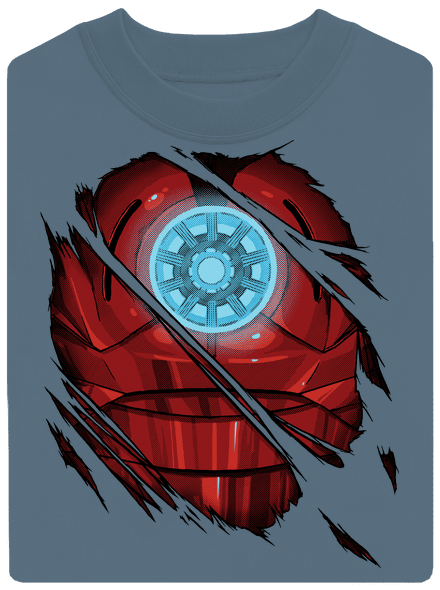 Ironman unisex crewneck Nordic Blue
