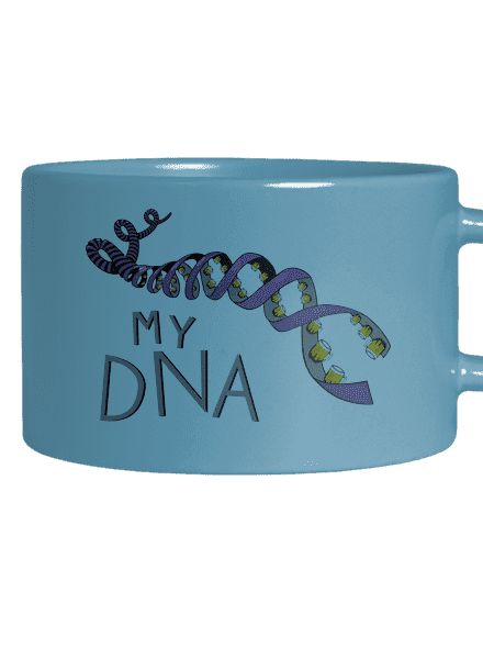 My DNA macaron bögre Blue Macaron