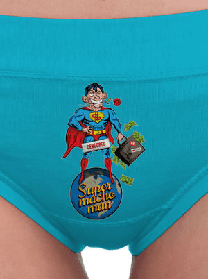 Supermachoman női bugyik Turquoise
