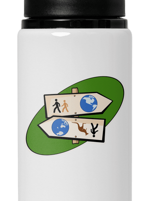 Hosszú távú menetelés kulacs White