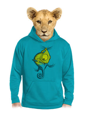 Hibajavító gyerek kenguruzsebes pulóver Hawaiian Blue