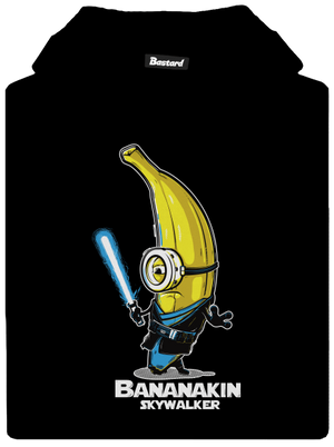 Bananakin Skywalker gyerek kenguruzsebes pulóver Black