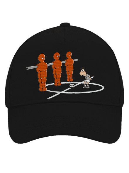 Focilabda baseballsapka Black