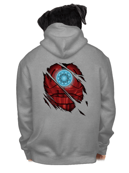 Ironman cipzáras férfi pulóver Light Melange