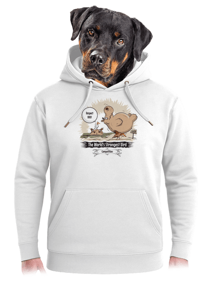 Strongest bird unisex prémium pulóver Snowwhite