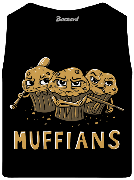 Muffians férfi trikó Black