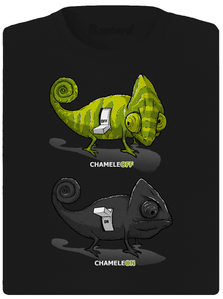 ChameleON ChameleOFF női sportpóló Black
