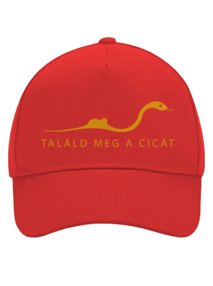 Találd meg a cicát baseballsapka Classic Red