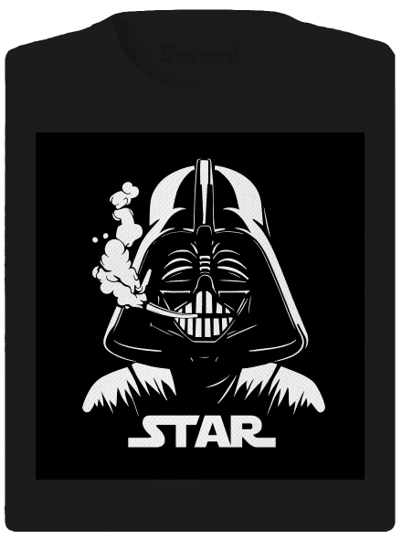 Darth Star női sportpóló Black
