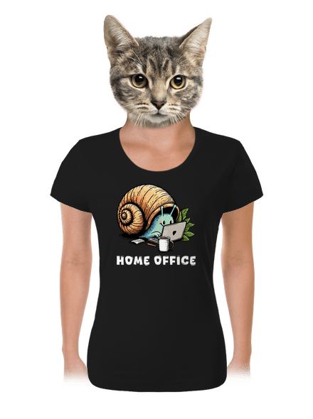 Sneka home office női póló Black