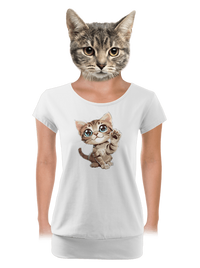 női póló elasztikus alsó szegéllyel