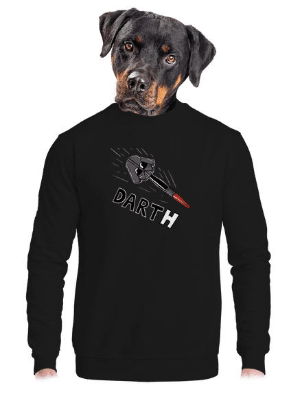 Dart(h) unisex crewneck Black