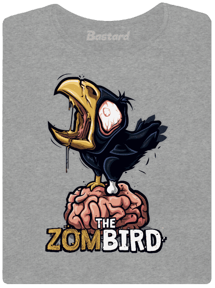Zombird női póló Dark Gray Melange